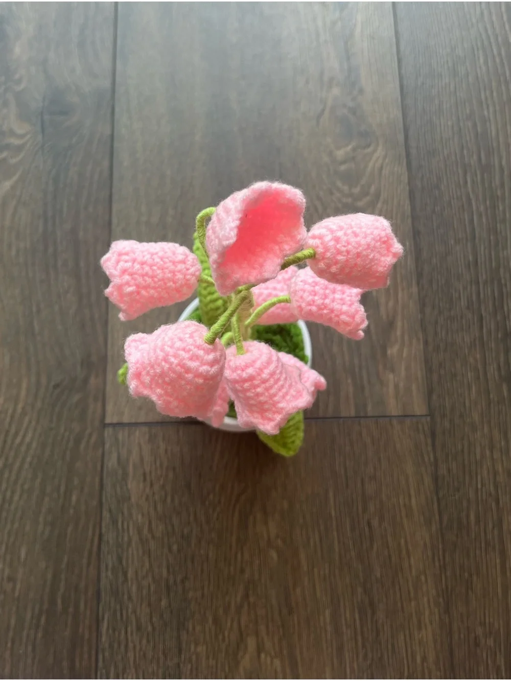 NWOT Crochet Flowers in Pot Decor